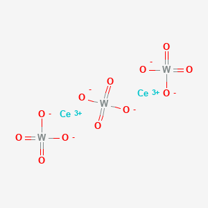 molecular formula Ce2O12W3 B3365878 铈钨氧化物 CAS No. 12737-23-4