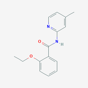 molecular formula C15H16N2O2 B336588 2-ethoxy-N-(4-methylpyridin-2-yl)benzamide 