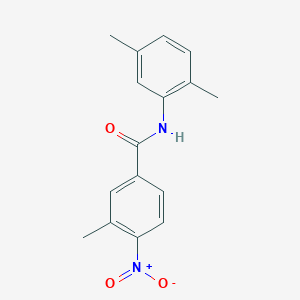 molecular formula C16H16N2O3 B336589 N-(2,5-dimethylphenyl)-3-methyl-4-nitrobenzamide 