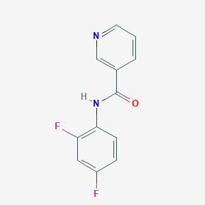 molecular formula C12H8F2N2O B336590 N-(2,4-Difluoro-phenyl)-nicotinamide 