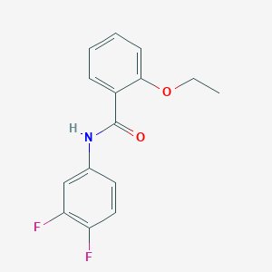 molecular formula C15H13F2NO2 B336593 N-(3,4-difluorophenyl)-2-ethoxybenzamide 