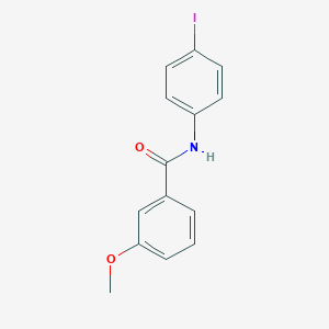 molecular formula C14H12INO2 B336595 N-(4-iodophenyl)-3-methoxybenzamide 