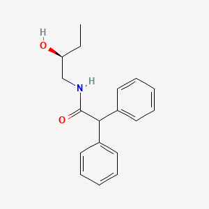 Benzeneacetamide, N-(2-hydroxyphenyl)-alpha-phenyl-, (S)-