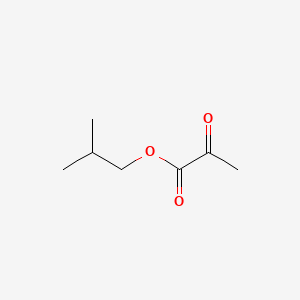 molecular formula C7H12O3 B3365982 异丁酸丙酮酸酯 CAS No. 13051-48-4