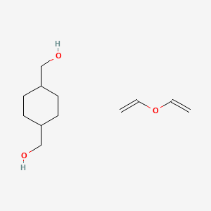 molecular formula C12H22O3 B3366006 Cyclohexane,bis[(ethenyloxy)methyl]- CAS No. 130668-21-2