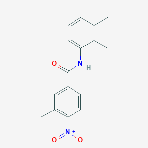 molecular formula C16H16N2O3 B336601 N-(2,3-dimethylphenyl)-3-methyl-4-nitrobenzamide 