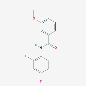 molecular formula C14H11F2NO2 B336602 N-(2,4-difluorophenyl)-3-methoxybenzamide 