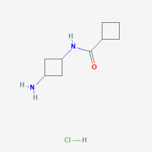 N-(3-aminocyclobutyl)cyclobutanecarboxamide hydrochloride