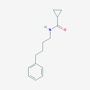 molecular formula C14H19NO B336609 N-(4-phenylbutyl)cyclopropanecarboxamide 