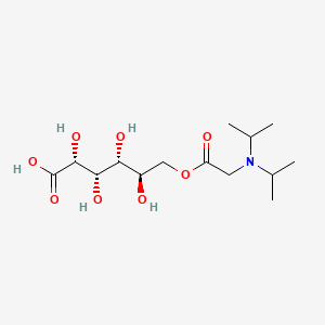 D-Gluconic acid, 6-ester with N,N-diisopropylglycine