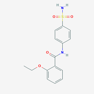 molecular formula C15H16N2O4S B336612 2-ethoxy-N-(4-sulfamoylphenyl)benzamide 