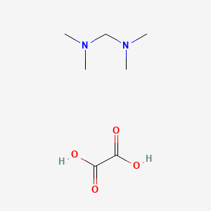 molecular formula C7H16N2O4 B3366127 Methanediamine, N,N,N',N'-tetramethyl-, ethanedioate CAS No. 132050-00-1