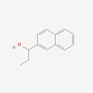 molecular formula C13H14O B3366139 1-(萘-2-基)丙醇 CAS No. 132154-59-7
