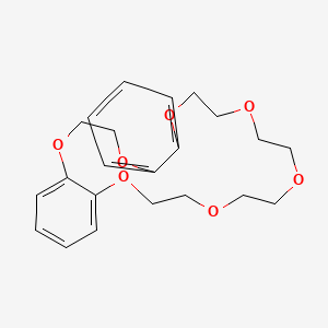 molecular formula C22H28O7 B3366200 2,2'-(Ethylenebisoxy)-[1,1'-[oxybis(ethyleneoxyethyleneoxy)]bisbenzene] CAS No. 133560-78-8