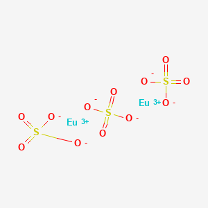 molecular formula Eu2(SO4)3<br>Eu2O12S3 B3366293 硫酸铕(III) CAS No. 13537-15-0