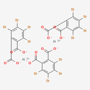 molecular formula C24Al2Br12O12 B3366380 Aluminum tetrabromophthalate CAS No. 13654-74-5