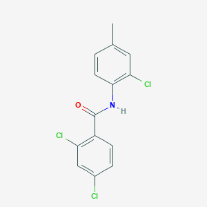 molecular formula C14H10Cl3NO B336641 2,4-dichloro-N-(2-chloro-4-methylphenyl)benzamide 
