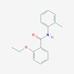 molecular formula C16H17NO2 B336644 2-ethoxy-N-(2-methylphenyl)benzamide 