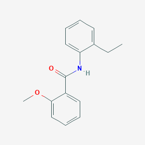 molecular formula C16H17NO2 B336646 N-(2-ethylphenyl)-2-methoxybenzamide 