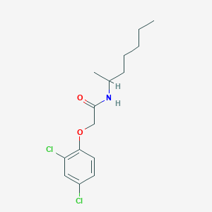 molecular formula C15H21Cl2NO2 B336657 2-(2,4-dichlorophenoxy)-N-(1-methylhexyl)acetamide 