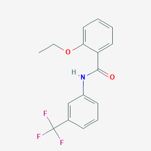 molecular formula C16H14F3NO2 B336658 2-ethoxy-N-[3-(trifluoromethyl)phenyl]benzamide 