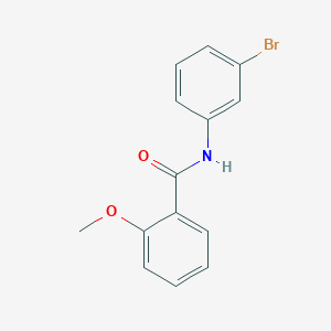 molecular formula C14H12BrNO2 B336661 N-(3-bromophenyl)-2-methoxybenzamide 