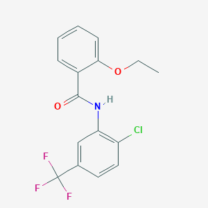 molecular formula C16H13ClF3NO2 B336662 N-[2-chloro-5-(trifluoromethyl)phenyl]-2-ethoxybenzamide 
