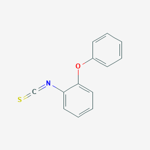 molecular formula C13H9NOS B3366635 1-异硫氰酸根-2-苯氧基苯 CAS No. 141184-31-8