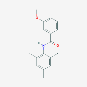 molecular formula C17H19NO2 B336665 3-methoxy-N-(2,4,6-trimethylphenyl)benzamide 
