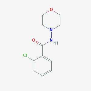 molecular formula C11H13ClN2O2 B336669 2-chloro-N-(4-morpholinyl)benzamide 