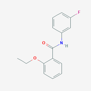 molecular formula C15H14FNO2 B336672 2-ethoxy-N-(3-fluorophenyl)benzamide 