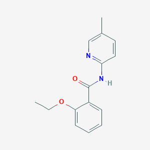 molecular formula C15H16N2O2 B336673 2-ethoxy-N-(5-methylpyridin-2-yl)benzamide 