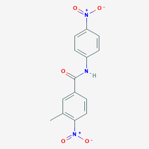 molecular formula C14H11N3O5 B336674 3-methyl-4-nitro-N-(4-nitrophenyl)benzamide 