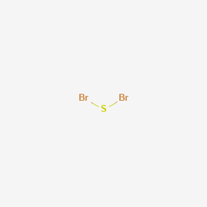 molecular formula Br2S B3366742 Sulfur dibromide CAS No. 14312-20-0