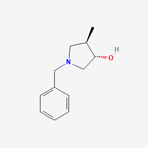 (3S,4R)-4-methyl-1-(phenylmethyl)-3-Pyrrolidinol