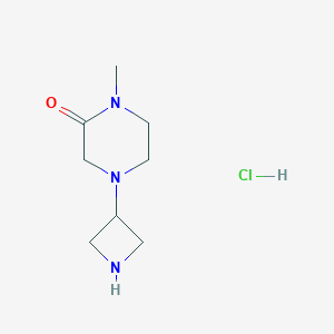 4-(Azetidin-3-yl)-1-methylpiperazin-2-one hydrochloride