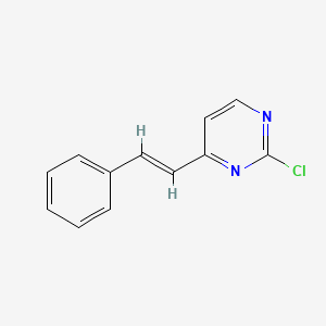(E)-2-chloro-6-styrylpyrimidine