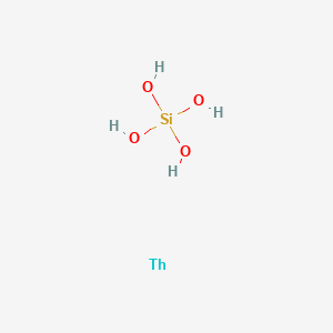 molecular formula H4O4SiTh B3366819 Silicic acid (H4SiO4), thorium(4+) salt (1:1) CAS No. 14553-44-7