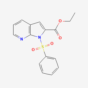 Ethyl 1-(phenylsulfonyl)-1H-pyrrolo[2,3-b]pyridine-2-carboxylate