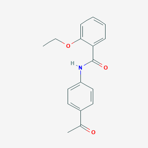 molecular formula C17H17NO3 B336685 N-(4-acetylphenyl)-2-ethoxybenzamide 