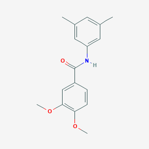 molecular formula C17H19NO3 B336686 N-(3,5-dimethylphenyl)-3,4-dimethoxybenzamide 