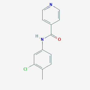 molecular formula C13H11ClN2O B336687 N-(3-chloro-4-methylphenyl)isonicotinamide 