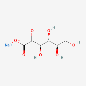 molecular formula C6H9NaO7 B3366874 2-酮葡萄糖酸钠 CAS No. 14984-38-4