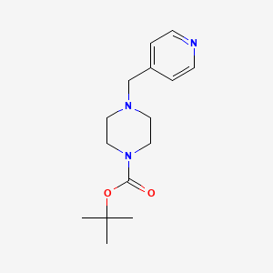 molecular formula C15H23N3O2 B3366906 4-Pyridin-4-ylmethyl-piperazine-1-carboxylic acid tert-butyl ester CAS No. 150812-38-7