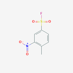 molecular formula C7H6FNO4S B3366935 4-Methyl-3-nitrobenzenesulfonyl fluoride CAS No. 1535-47-3