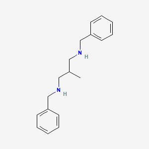 molecular formula C18H24N2 B3366955 N,N'-Dibenzyl-2-methyl-1,3-propanediamine CAS No. 155448-02-5