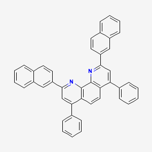 molecular formula C72H48Cl2FeN6O8 B3366957 2,9-双(萘-2-基)-4,7-二苯基-1,10-菲咯啉 CAS No. 15555-71-2