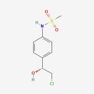 N-{4-[(1R)-2-chloro-1-hydroxyethyl]phenyl}methanesulfonamide