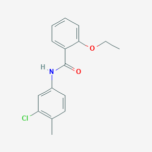 molecular formula C16H16ClNO2 B336700 N-(3-chloro-4-methylphenyl)-2-ethoxybenzamide 
