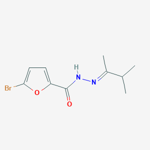 molecular formula C10H13BrN2O2 B336708 5-bromo-N'-[(2E)-3-methylbutan-2-ylidene]furan-2-carbohydrazide 